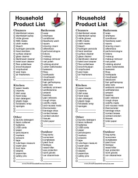 Product list
